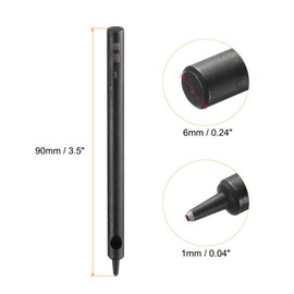 HARFINGTON Leather Round Hole Punch, 1mm Hollow Hole Puncher Carbon Steel Circle Hole Punching Cutting Tool for Belt/Leather Craft DIY