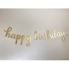 Dreams@Happy Birthday Banner Cursive Birthday Banner Happy Birthday Garland