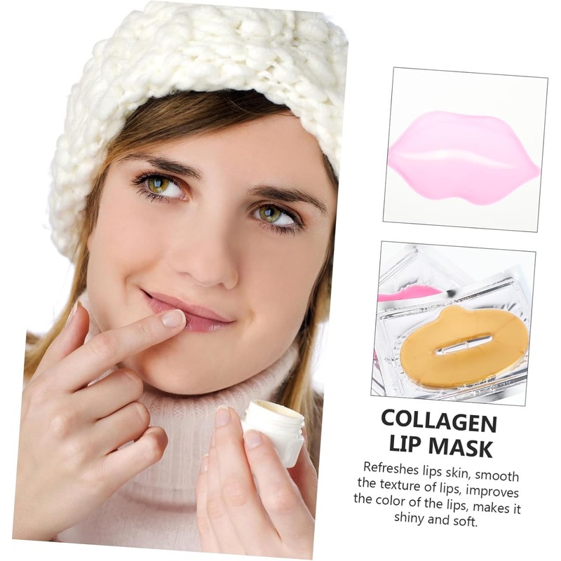 Angoily 20piezas Mascarillas Labiales Hidratantes Exfoliantes Antiarrugas Nutritivas Para Labios