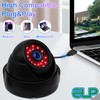 ELP 3.6mm 1080P Dome Camera with IR LED Night Vision