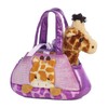 Aurora World Fancy Pals Peek-A-Boo Giraffe Pet Carrier Orange, 7