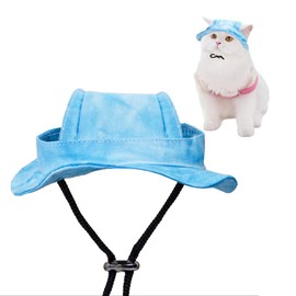 Dog Hat, with Ear Hole, Cat, Dog Hat, Sun Visor, Pet, Dog Sun Hat, Breathable, Sun Protection, UV Protection, Small Dogs, Medium Dogs, Large Dogs, Outings, Walks, (M)