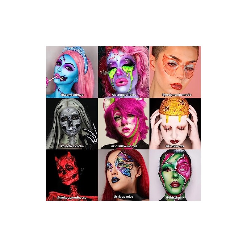 Mehron Paradise AQ Pro Face Paint Palettes (30 Colors)