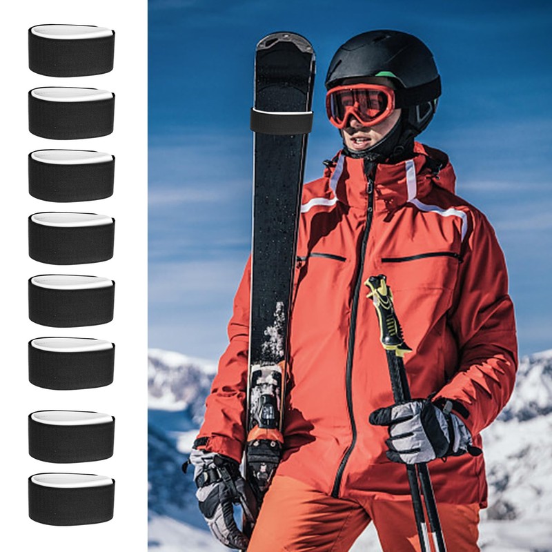 FFDHWU 8 Pieces Of Ski Straps, Ski Bindings, Ski Accessories,