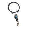 GelConnie Native American Bolo Tie Rodeo Cowboy Corbata de piel