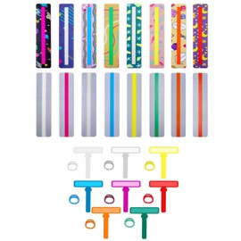 Taicols Dyslexia Tools: 32 Pcs Guided Reading Strips, Trackers, Overlays for Students, Finger Focus Highlighter