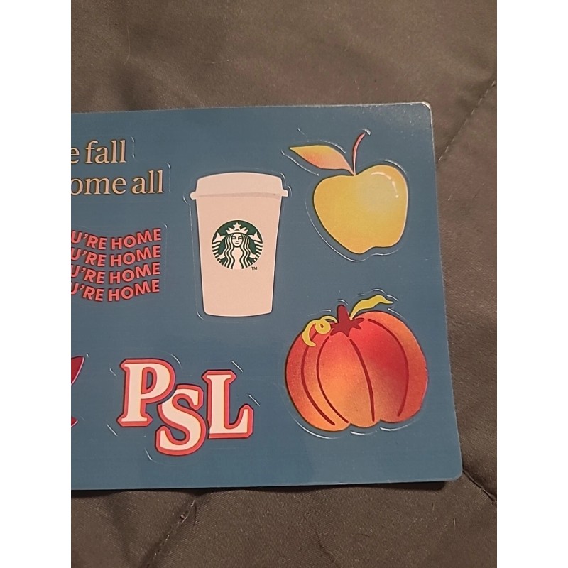Starbucks Fall PSL Stickers 2024 Welcome Fall Pumpkin You’re Home