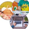 com-four 8-Piece Fruit Storage Containers Set - Lunch Boxes in