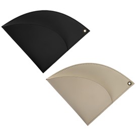 HannaFires 2PCS Leather Coffee Filter Paper Holder – Stylish Storage Sleeve for Coffee Filters Holder for #1/#2/#4/V60, Convenient and Organized Brewing Accessory.