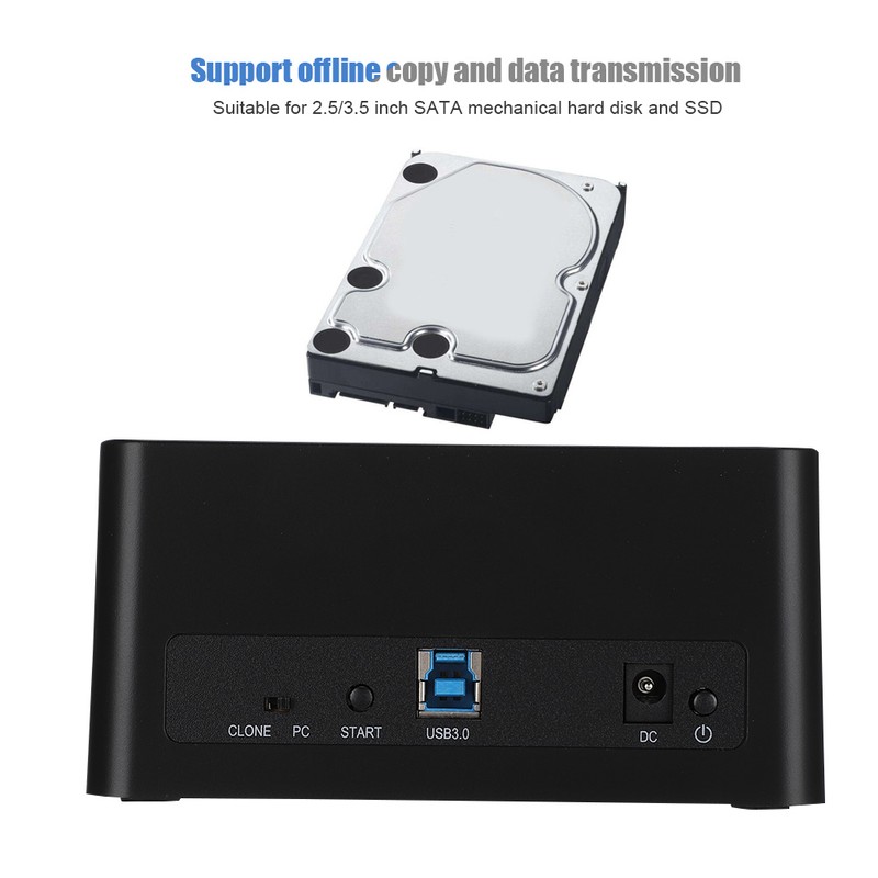 ORICO 6629US3 2.5/3.5in USB3.0 Dual Bay SSD HDD Holder Docking