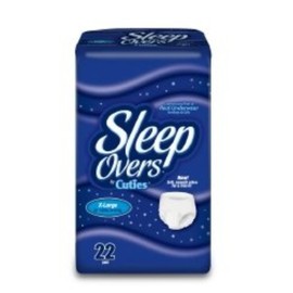 Sleep Overs First Quality Absorbent Underwear Pull On X-Large Disposable Heavy Absorbency (#SLP05303, Sold per Case)