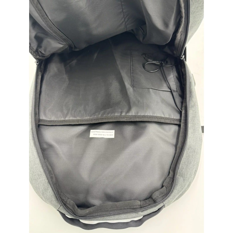 Husky Laptop Backpack Travel Black Holds 15" Laptop USB Multiple