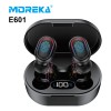 Audfonos In-ear Inalmbricos MOREKA E601 Indicador LED del Nivel de