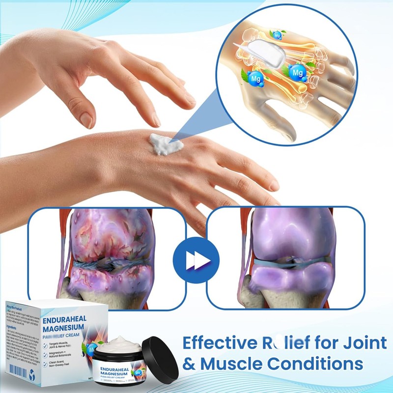 EnduraHeal Magnesium Relief Cream - Professional Joint & Bone T-herapy