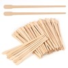 200 Stück Augenbrauen Holzspatel für Haarentfernung, Haarentfernung Holzstäbchen,Waxing Stick, Präzise