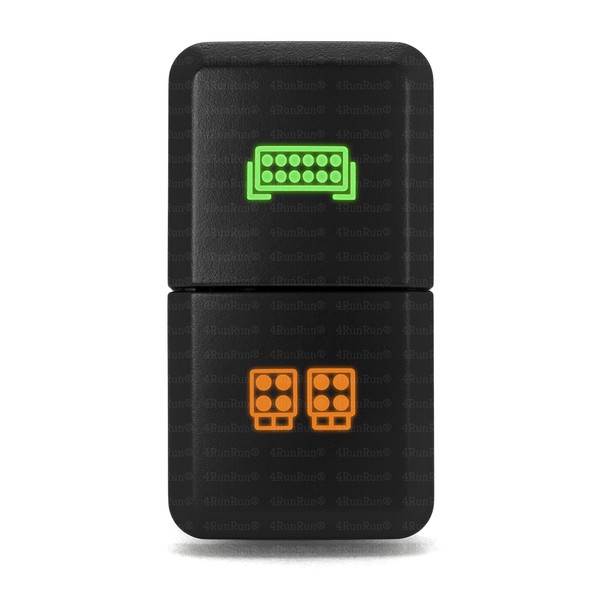 Dual LED Light Bar and Ditch Switch for Toyota 4th