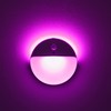 YUNLEX 2 Pack Purple Battery Night Light, Motion Activated Night