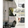 TrampgiK RV Door Lock Set, for Camper,Travel Trailer Entrance Front