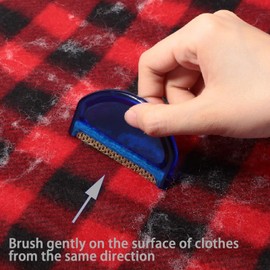 2 Pieces Cashmere Fine Wool Clothes Sweater Combs and Sweater Fabric Shaver, Multi-Fabric Garments De-Pilling De-Fuzzing Lint Fuzz Balls Cleaning Tools to Remove Pills, Fuzz and Lint from Clothes