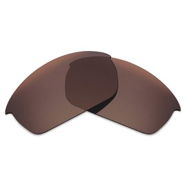 Mryok Replacement Lenses for Oakley Flak Jacket - Options, Polarised - Bronze Brown