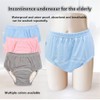 LAROTSUBA Adult Cloth Diaper Underpants,Patient Care Pants,Incontinence Underwear,Reusable Absorbent Urinary
