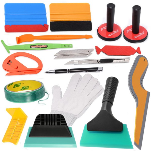 Unbranded Vinyl Application Squeegee Kit Car Wrap Tools Window Tint