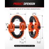 DAYDOOR 1/2" Safety Chain Connector Link, G80 Tow Hitch Hammerlock