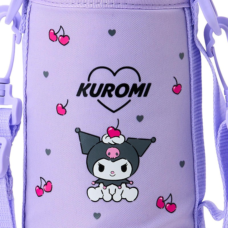 Sanrio 2WAY Stainless Steel Bottle, Kuromi, for Children, Keeps Hot
