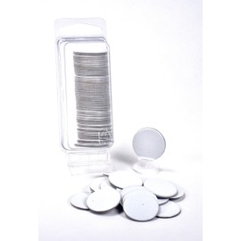 Hedral Value Pack of 50 - Blank 1" Circle Board Game Chits Round Tiles Counters Markers DIY D&D
