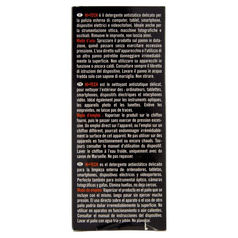 Nuncas Hi-Tech - Detergente Touchscreen - 100ml