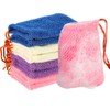 Shappy 8 bolsas de malla exfoliante para soporte de ducha,