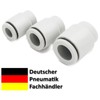 Set of 3 pneumatic sealing caps/blanking plugs, diameter 10 mm,