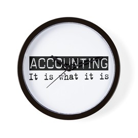 CafePress Accounting is 10" Wall Clock for Livingroom, Kitchen, or Office