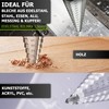 Pinava® Step Drill [Robust Line] for Metal, Stainless Steel, Plastic