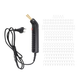 70W Plastic Welder Car Bumper Repair Kit DC Portable Thermal Hot Stapler Plastic Welding Machine with 5 Types of Nails for Home EU Plug 220V