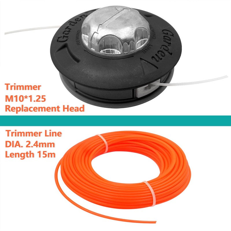 Zeqeey M10 x 1.25 Left - Hand Thread Replacement Trimmer