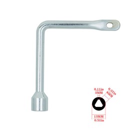 AIYIBEN Meter Cupboard Key, Electric Box Key, Practical L-Shaped Gas Electric Elevator Door, Gas Meter Cabinet, Fireplace, Chimney, Switch Control Cabinet Key. (2)