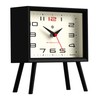 NEWGATE Henry Mantel Clock Black - No-Tick Silent Sweep Movement