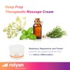 Rolyan Deep Prep Crema de masaje terapéutico, 8 onzas