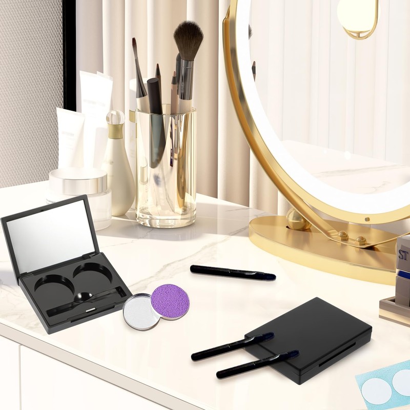 ADOFUN Makeup Palette, Eyeshadow Case, Empty 3 Pieces, Eye Shadow