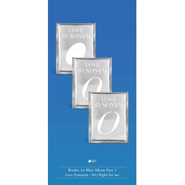 Starship Entertainment Wonho - Love Synonym #1 : Right for Me [ver.2] (Mini Album Part.1) CD+Photobook+Others with Extra Decorative Sticker Set, Photocard Set