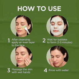 🔥 Holy basil bubble deep mask 90g tipo de piel grasa todo ti  Vitaminas y Minerales