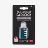 Legami TSA Padlock for Suitcases - Petrol Blue