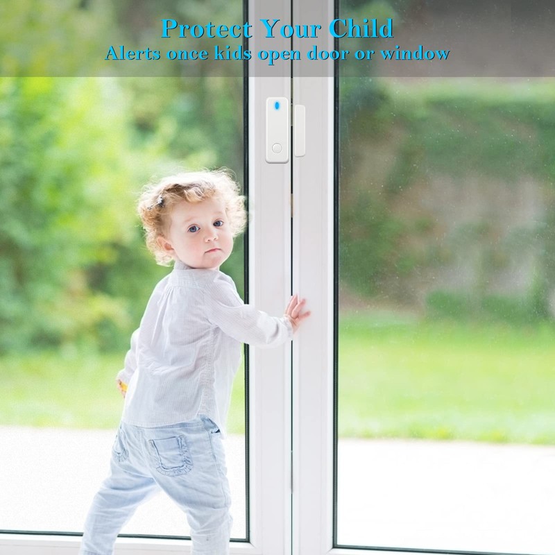 YISEELE Entry Sensor - Window and Door Protection Compatible with