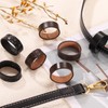 sourcing map 4 Pcs Leather Belt Loop Keeper, 4.3 Inch