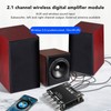 MT21 Bluetooth Amplifier Board, 50W×2+100W 2.1 Channel Subwoofer 12V-24V Audio