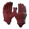 Harssidanzar GM028E Men's Full Finger Goatskin Leather Touchscreen Motorcycle Gloves