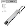 8-in-1 Type-C Hub Docking Station, Multi-Function USB Splitter Adapter 4K