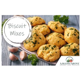 A Blend Above Jalapeno Cheddar Biscuits Mix, Easy To Make, Makes 10 Biscuits, Deliciously Spicy at Every Bite, Dinner Biscuits, Biscuits & Gravy, Breakfast Biscuits, All Ocassion Spicy Biscuits