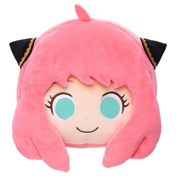 Mocchi-Mocchi-Style SPY x FAMILY Face Shaped Plush Pillow (Anya Forger) Height: Approx. 14.6 inches (37 cm)